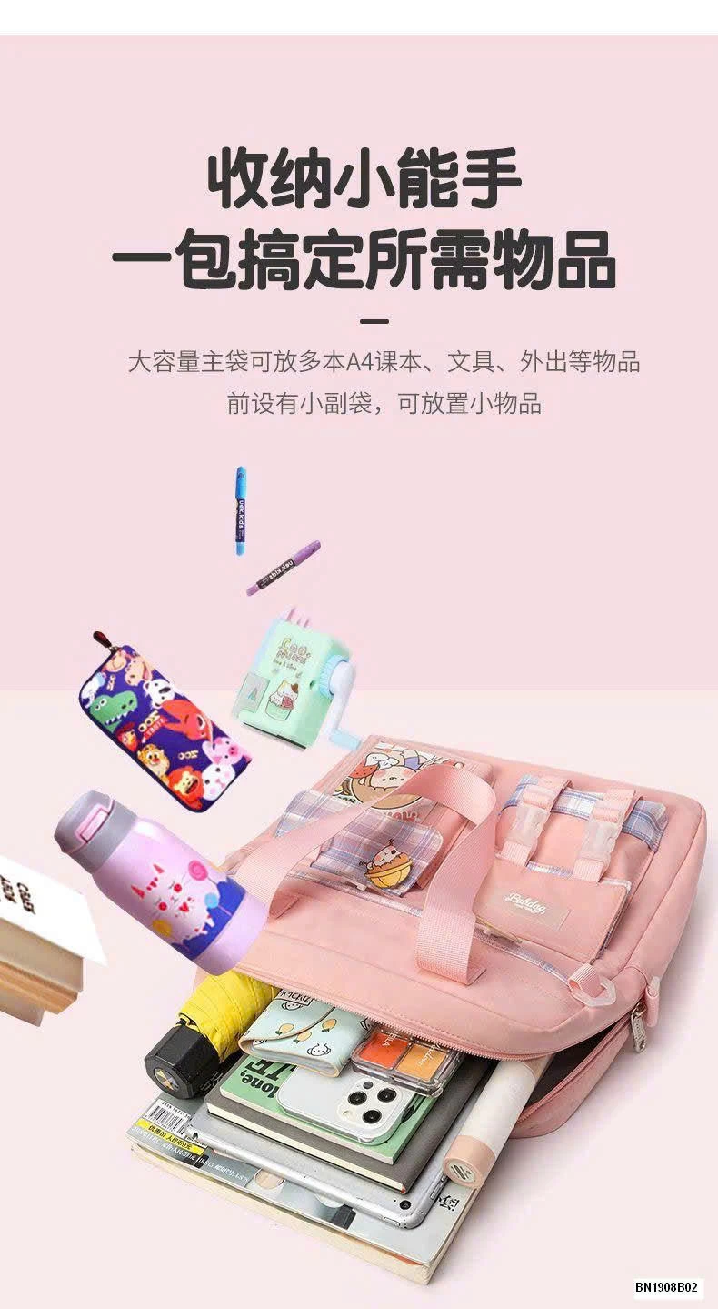 TÚI HỌC THÊM HÃNG BOBDOG PHẢN QUANG