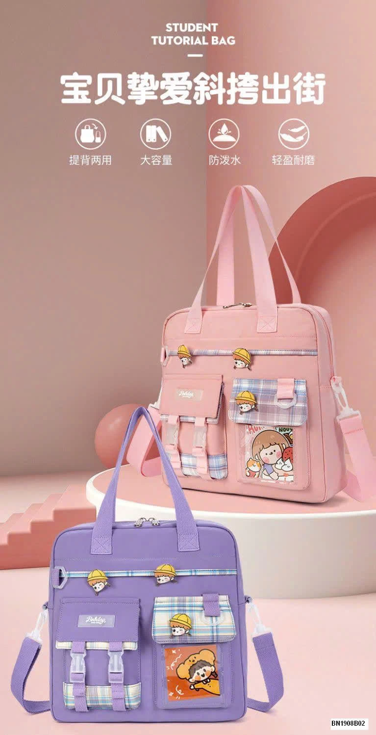 TÚI HỌC THÊM HÃNG BOBDOG PHẢN QUANG