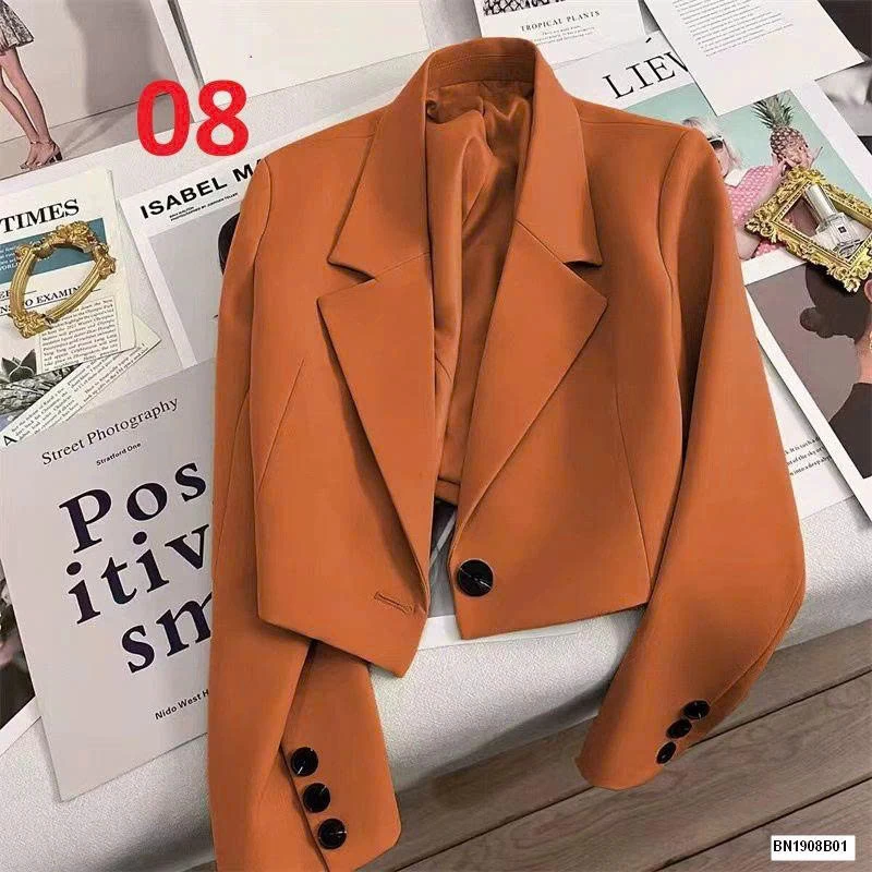 ÁO BLAZER DÁNG NGẮN NỮ