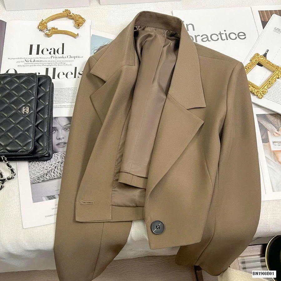 ÁO BLAZER DÁNG NGẮN NỮ