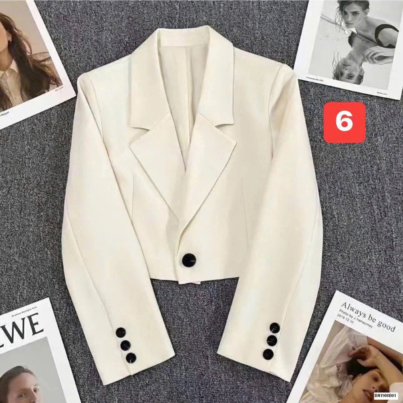 ÁO BLAZER DÁNG NGẮN NỮ