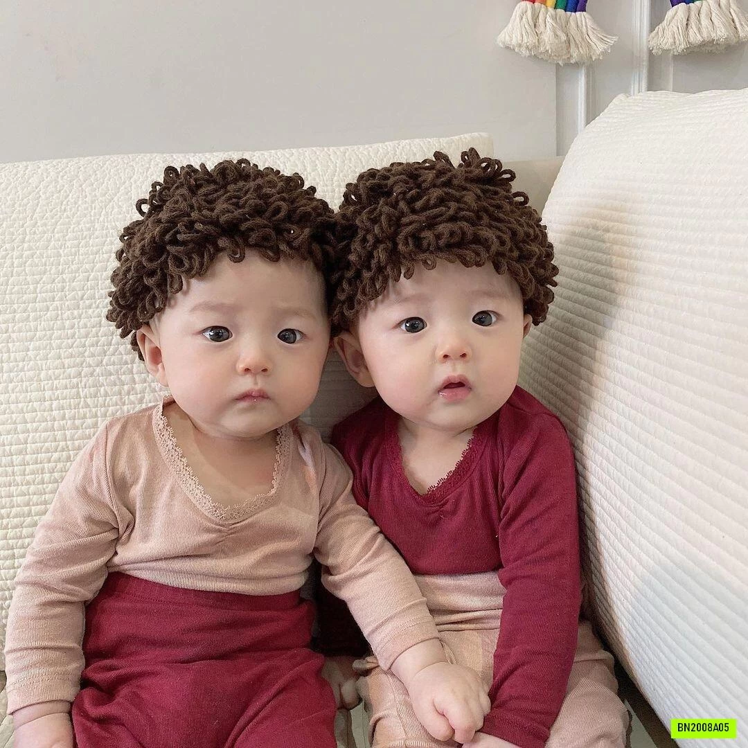 MŨ LEN TÓC GIẢ KUTE