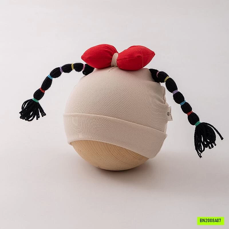 MŨ COTTON GIẢ TÓC TẾT ĐUÔI SAM