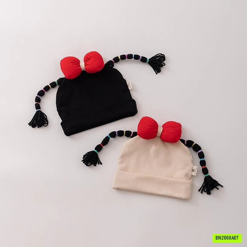 MŨ COTTON GIẢ TÓC TẾT ĐUÔI SAM