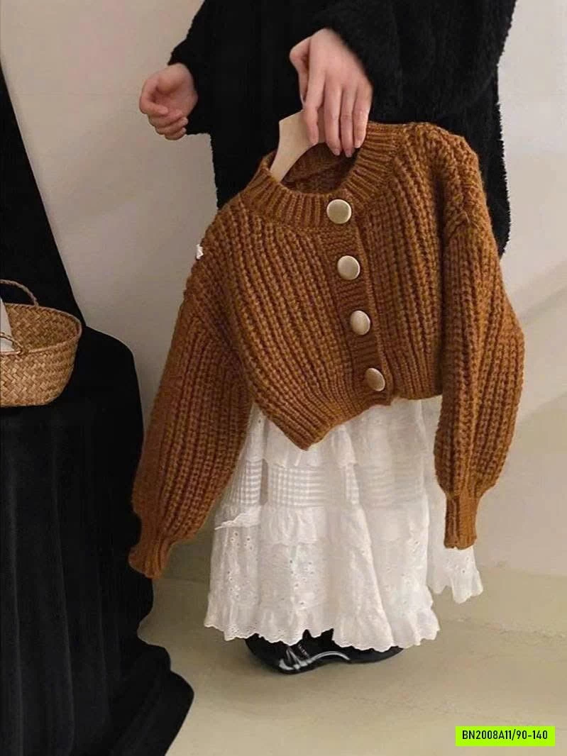 CARDIGAN LEN MIX CV DÁNG DÀI