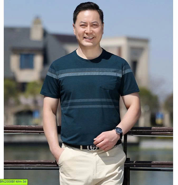 ÁO THUN NAM TRUNG NIÊN CỔ TRÒN