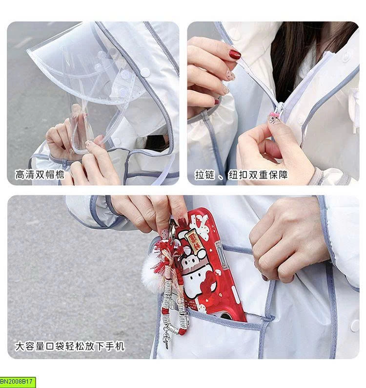 ÁO MƯA THỜI TRANG KUTE