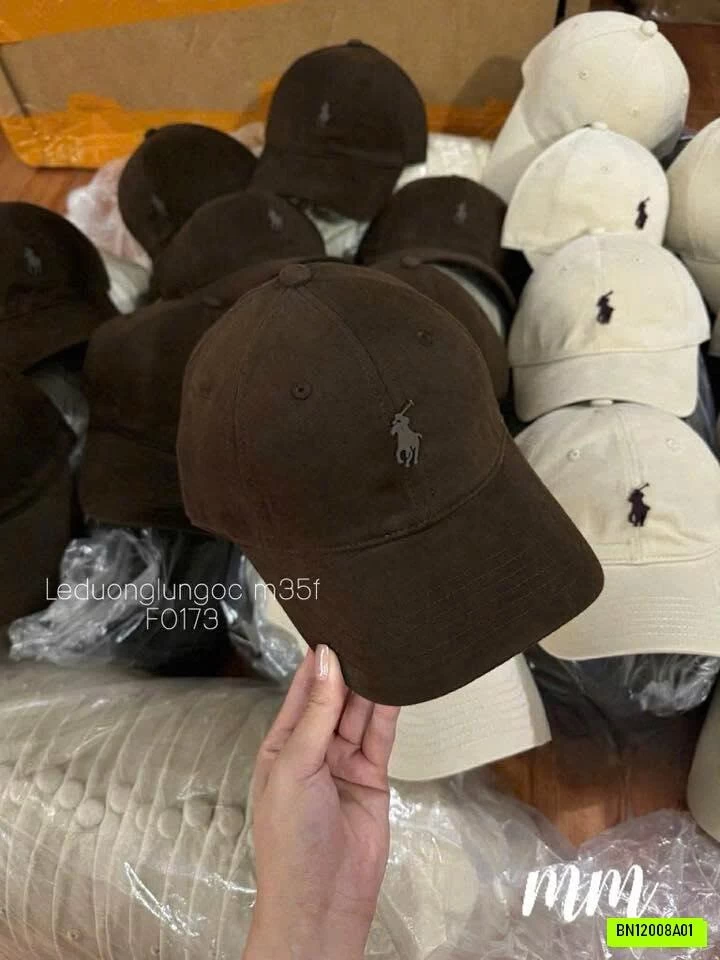 MŨ KẾT LOGO NGỰA RETRO CỰC TÂY