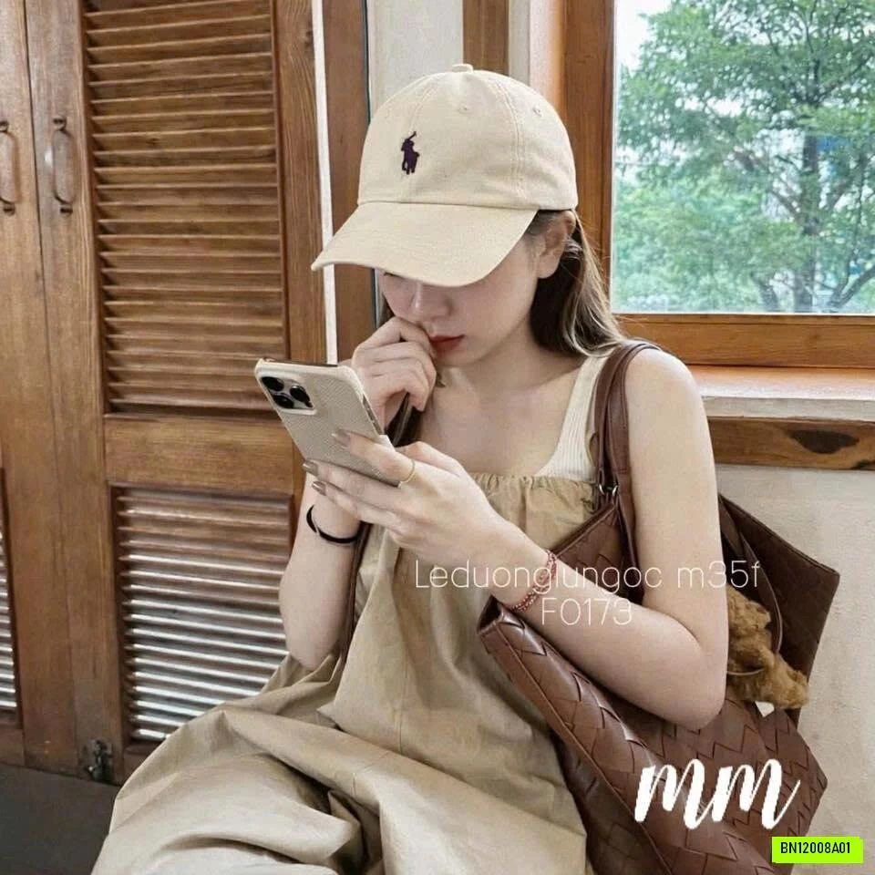 MŨ KẾT LOGO NGỰA RETRO CỰC TÂY