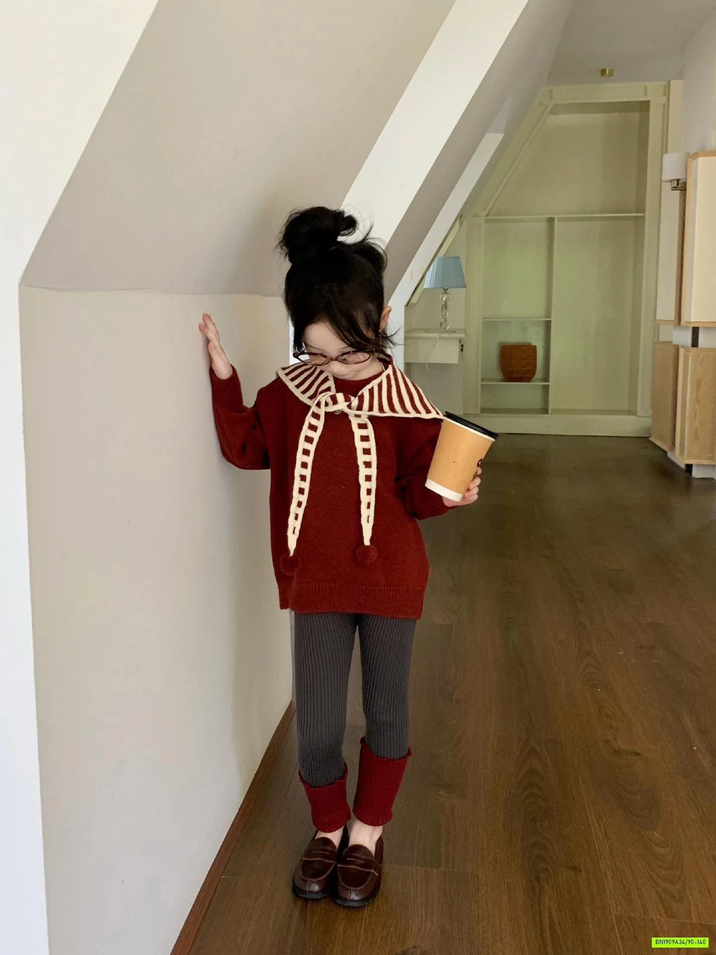 ÁO LEN ĐỎ MIX LEGGING 2 MÀU