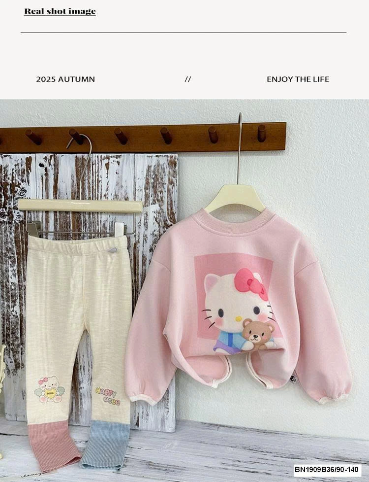 SET ÁO HELLO KITTY MIX QUẦN LEGGING