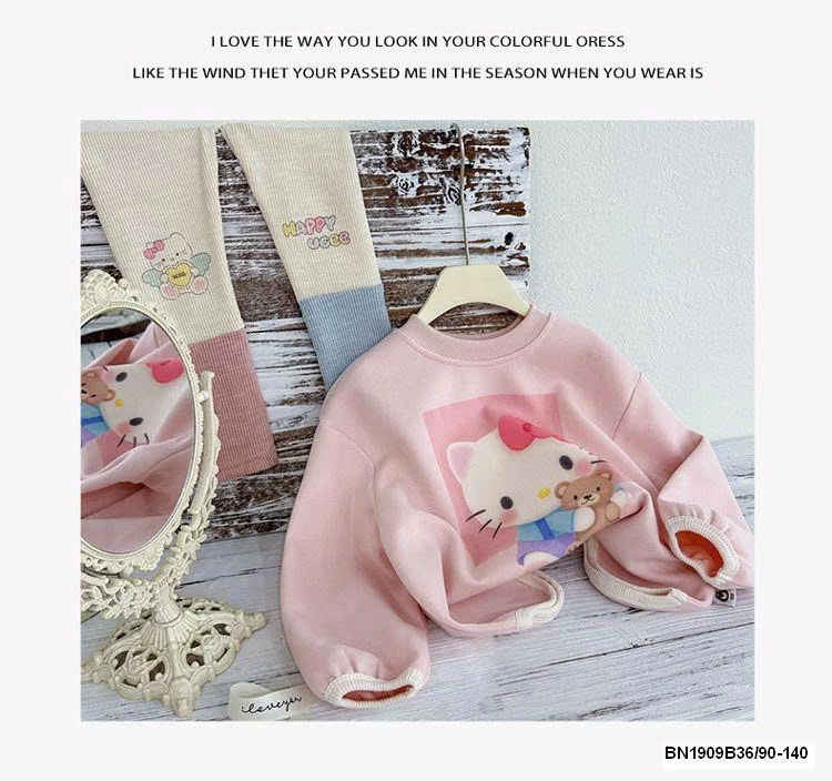SET ÁO HELLO KITTY MIX QUẦN LEGGING