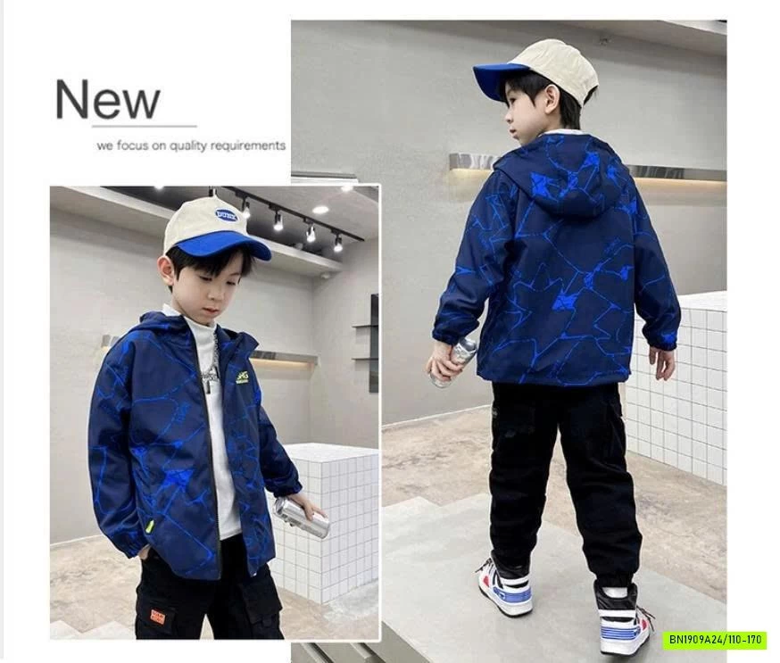 ÁO KHOÁC GIÓ SIZE ĐẠI BÉ TRAI