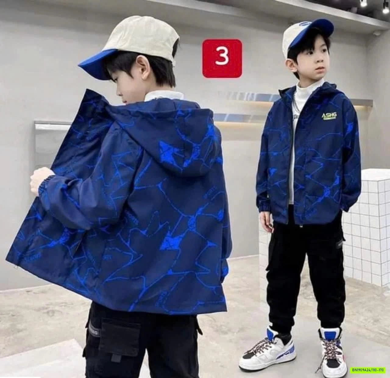 ÁO KHOÁC GIÓ SIZE ĐẠI BÉ TRAI