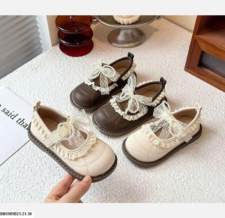GIÀY BÚP BÊ PHỐI REN VINTAGE
