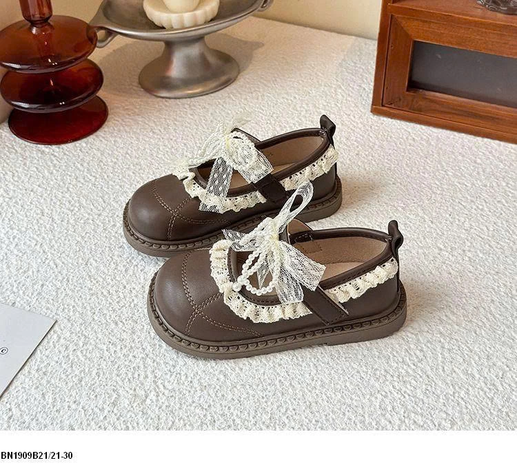 GIÀY BÚP BÊ PHỐI REN VINTAGE