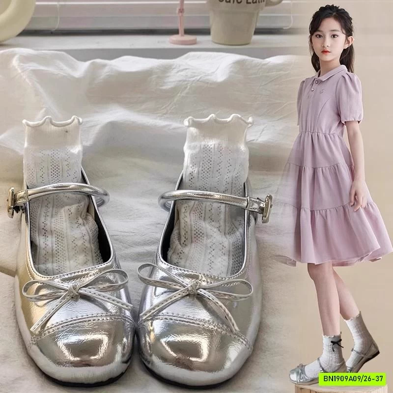 GIÀY BÚP BÊ GẮN NƠ VINTAGE