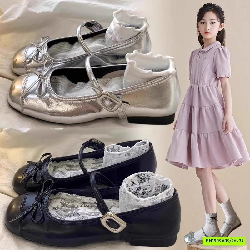 GIÀY BÚP BÊ GẮN NƠ VINTAGE