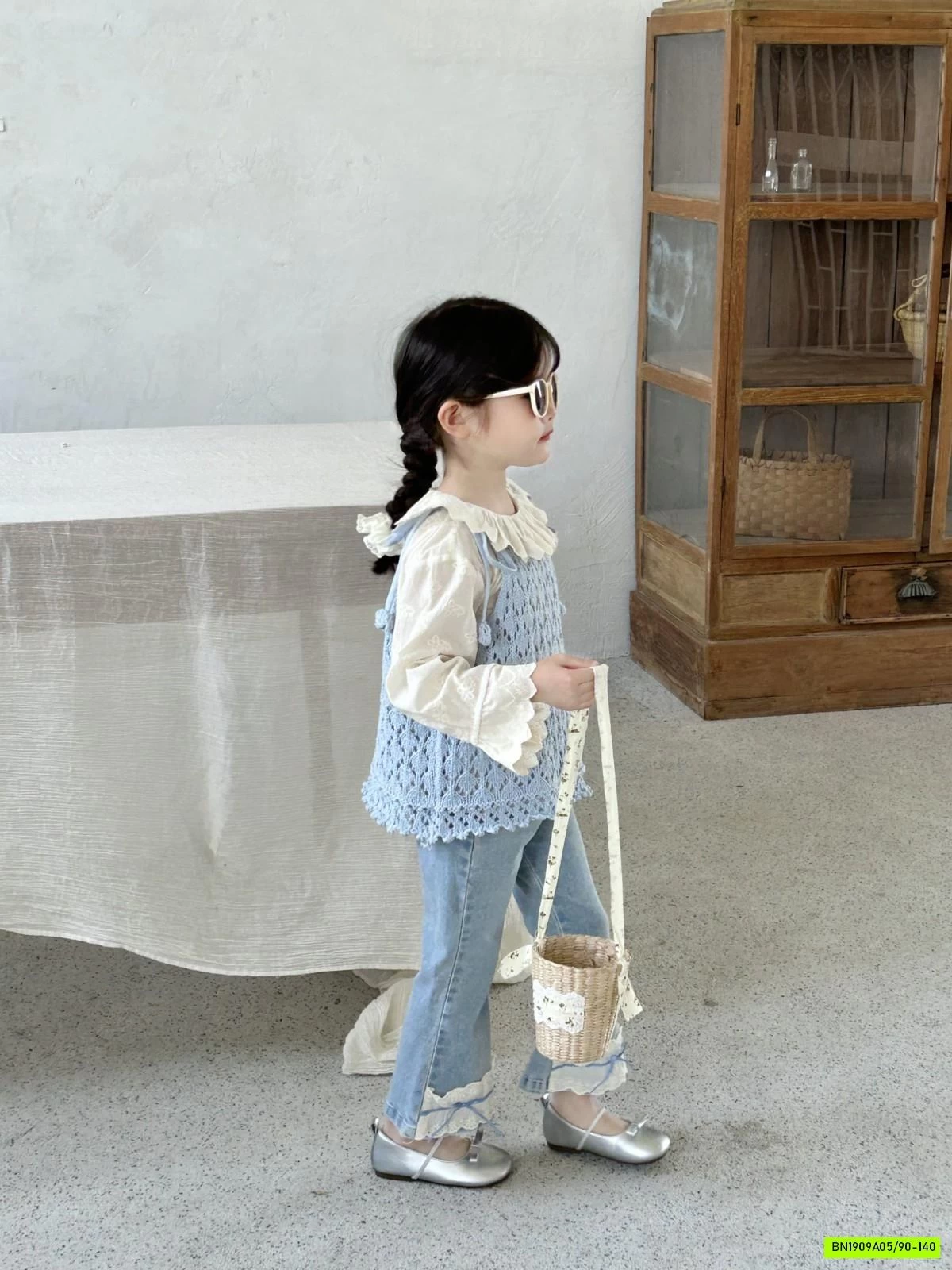 SÉT SƠ MI QUẦN JEANS LOE BÁNH BÈO