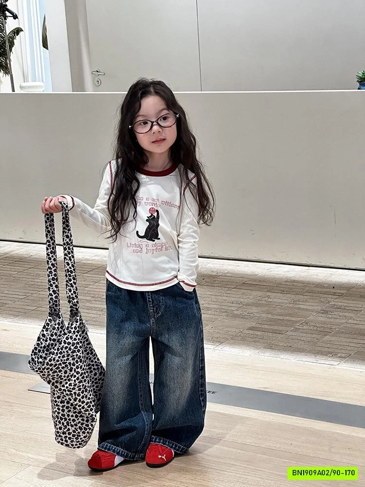 JEANS SUÔNG BẠC GỐI MÁC TÚI 25G045 AMBB