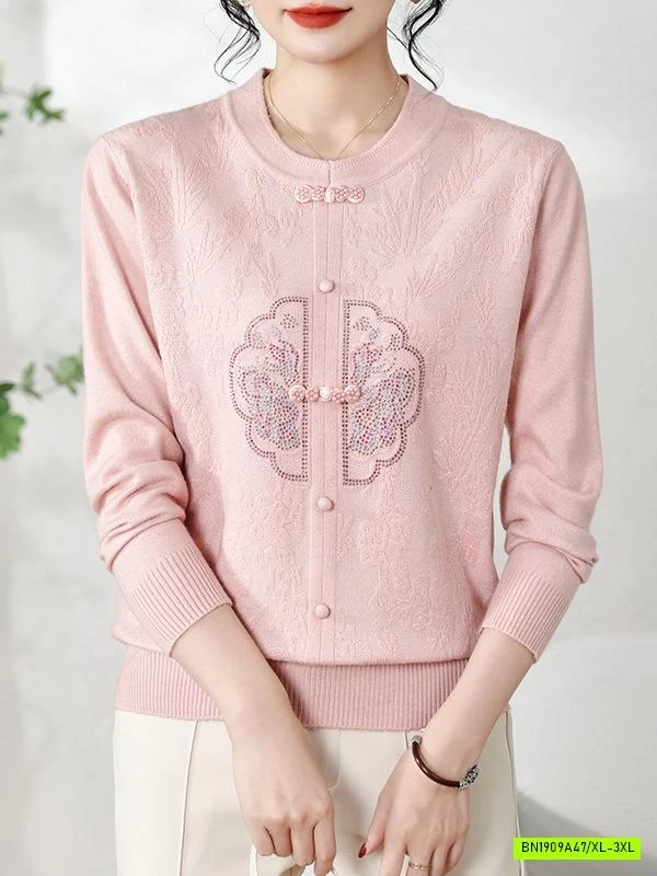 ÁO LEN TRUNG NIÊN GIẢ CỎ TÀU