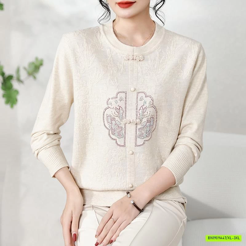 ÁO LEN TRUNG NIÊN GIẢ CỎ TÀU