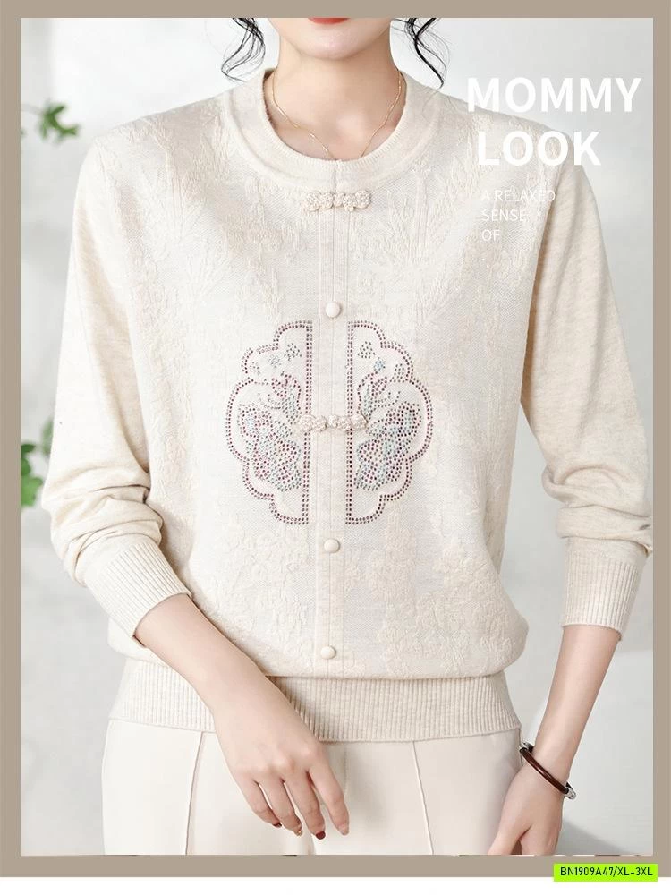 ÁO LEN TRUNG NIÊN GIẢ CỎ TÀU