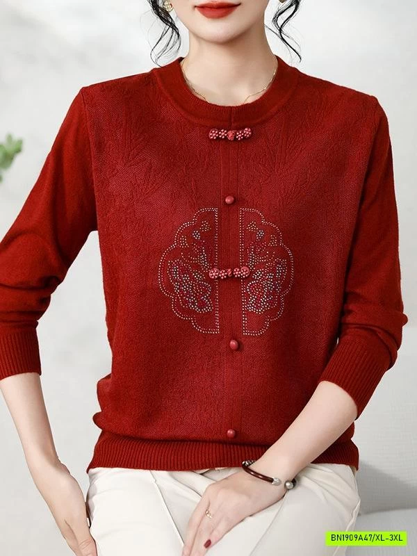 ÁO LEN TRUNG NIÊN GIẢ CỎ TÀU