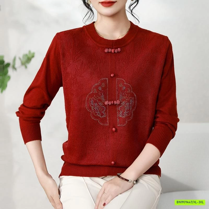 ÁO LEN TRUNG NIÊN GIẢ CỎ TÀU