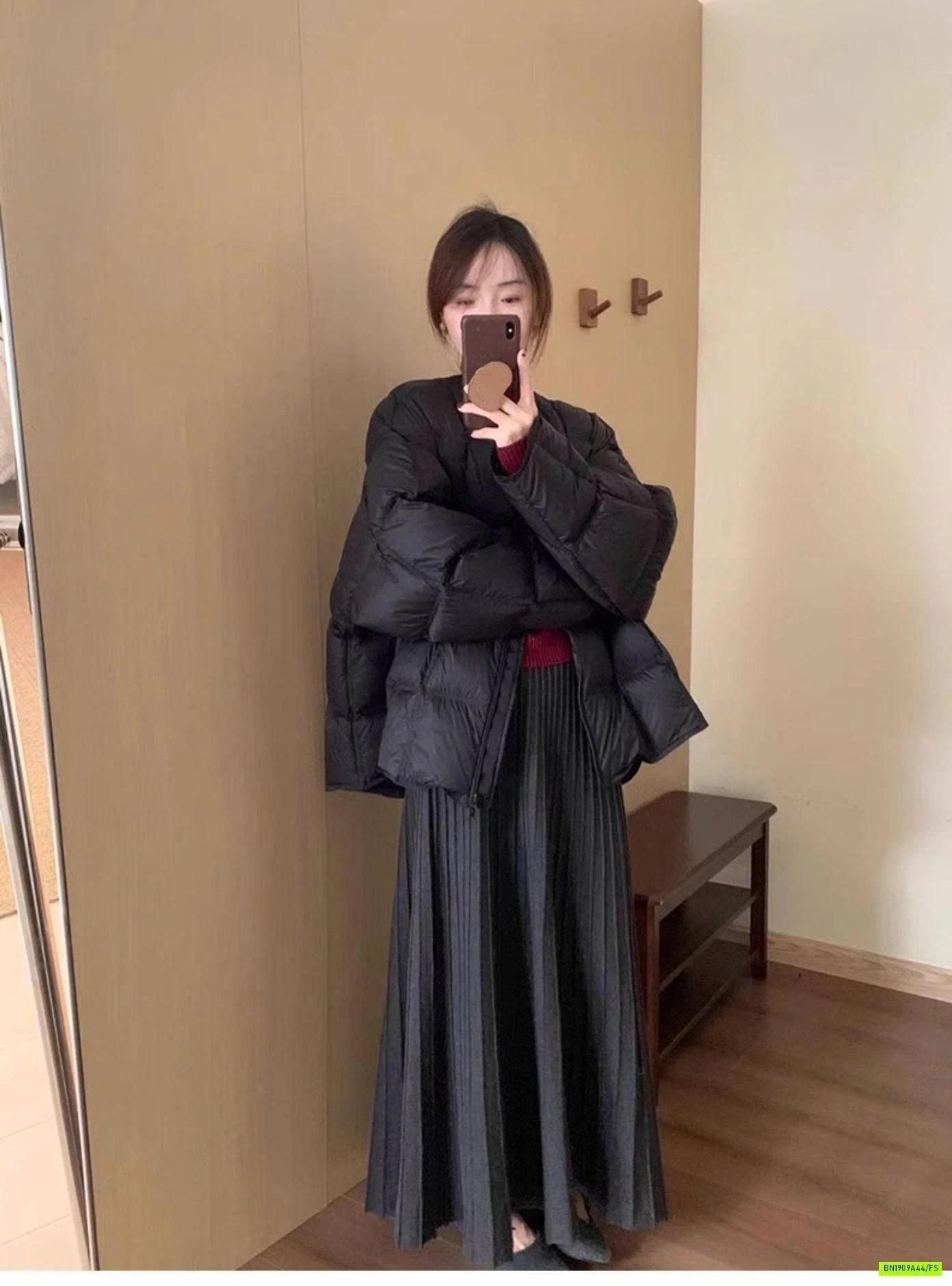 ÁO LEN DỆT KIM CỔ TRÒN ÔM EO