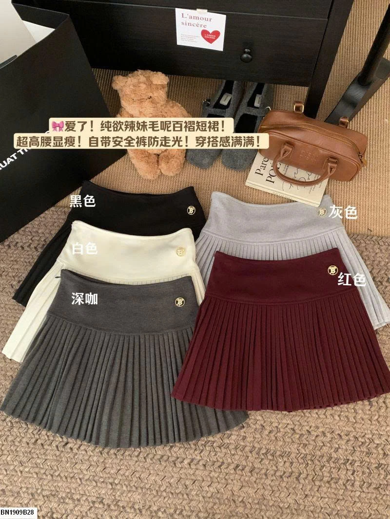 CHÂN VÁY LEN XẾP LY