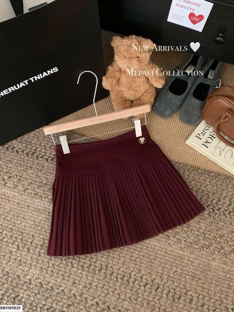 CHÂN VÁY LEN XẾP LY