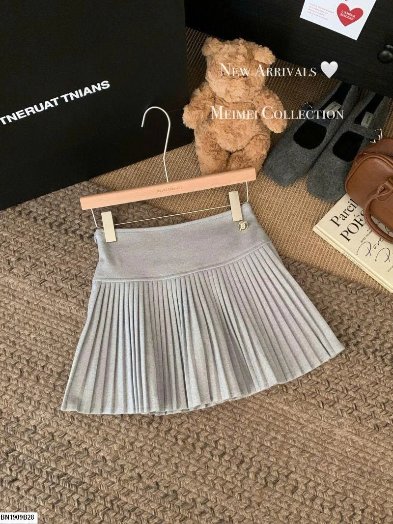 CHÂN VÁY LEN XẾP LY