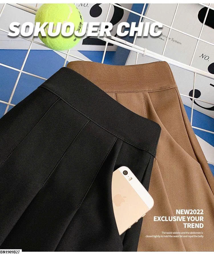 CHÂN VÁY XẾP LY TONE TÂY