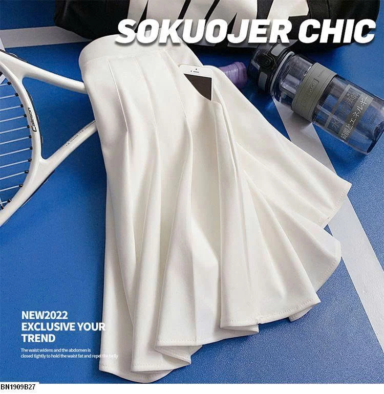 CHÂN VÁY XẾP LY TONE TÂY