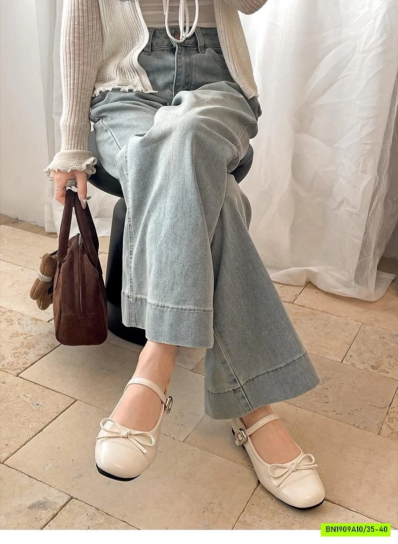 GIÀY BÚP BÊ GẮN NƠ NỮ