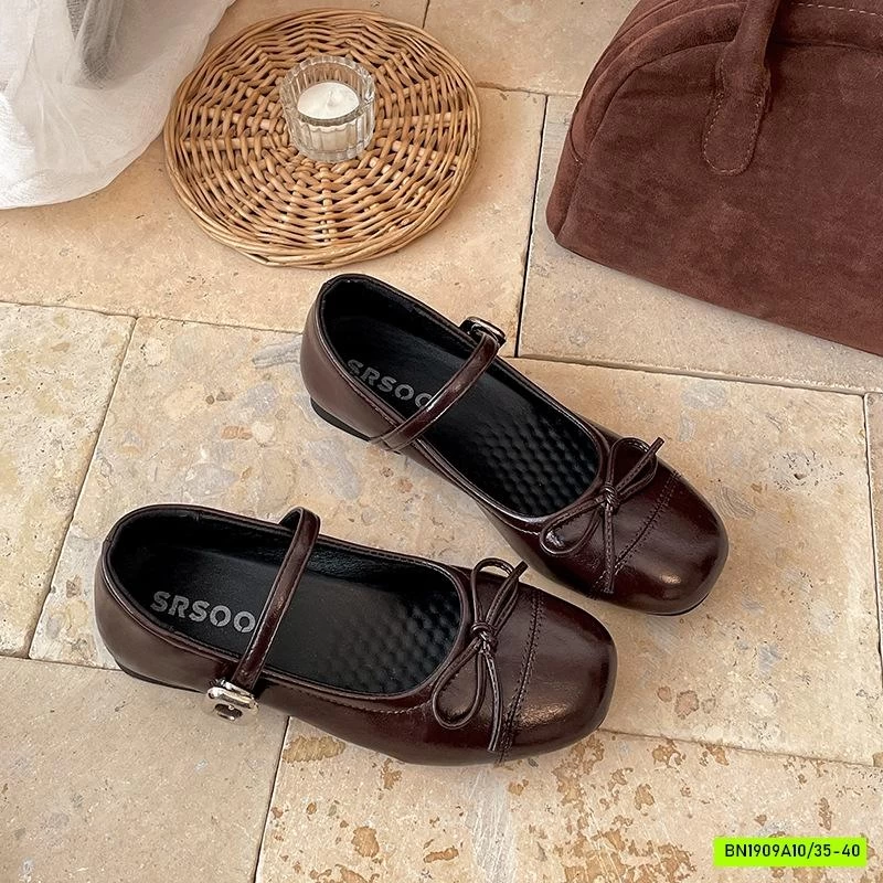 GIÀY BÚP BÊ GẮN NƠ NỮ