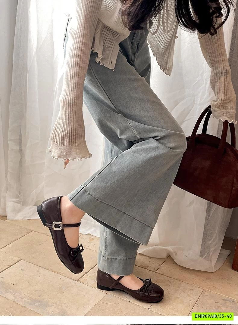 GIÀY BÚP BÊ GẮN NƠ NỮ