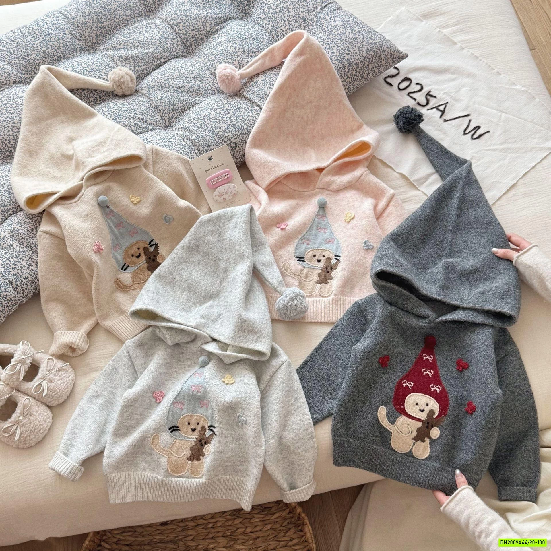 HOODIE LEN THÚ CƯNG DỄ THƯƠNG