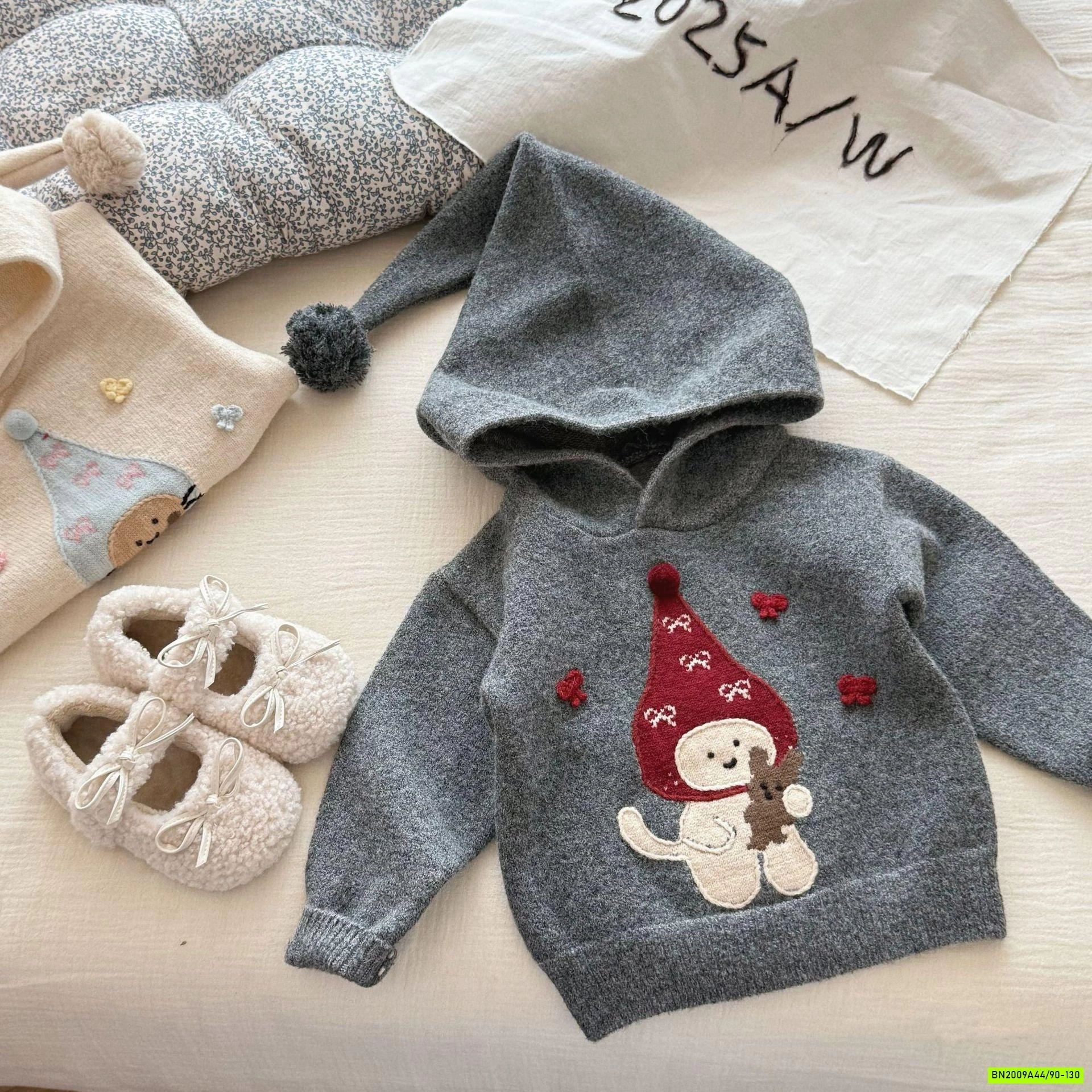 HOODIE LEN THÚ CƯNG DỄ THƯƠNG