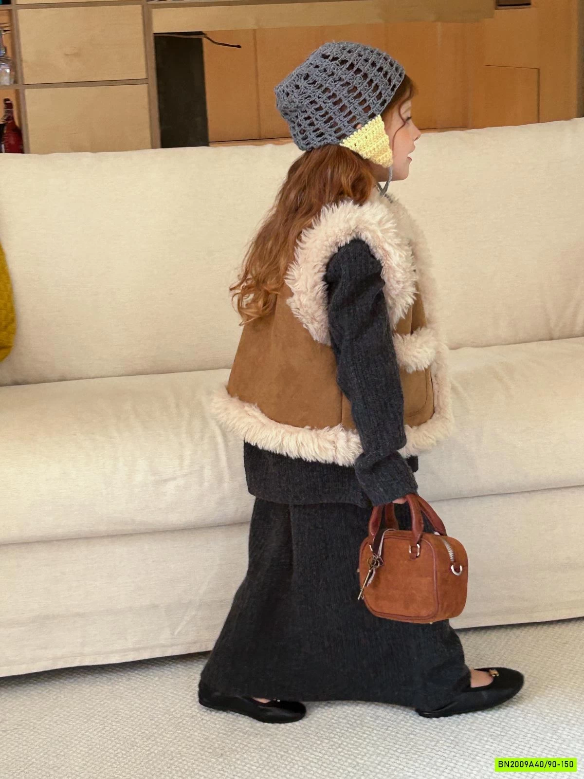 KHOÁC GILE DA LỘN VIỀN LÔNG