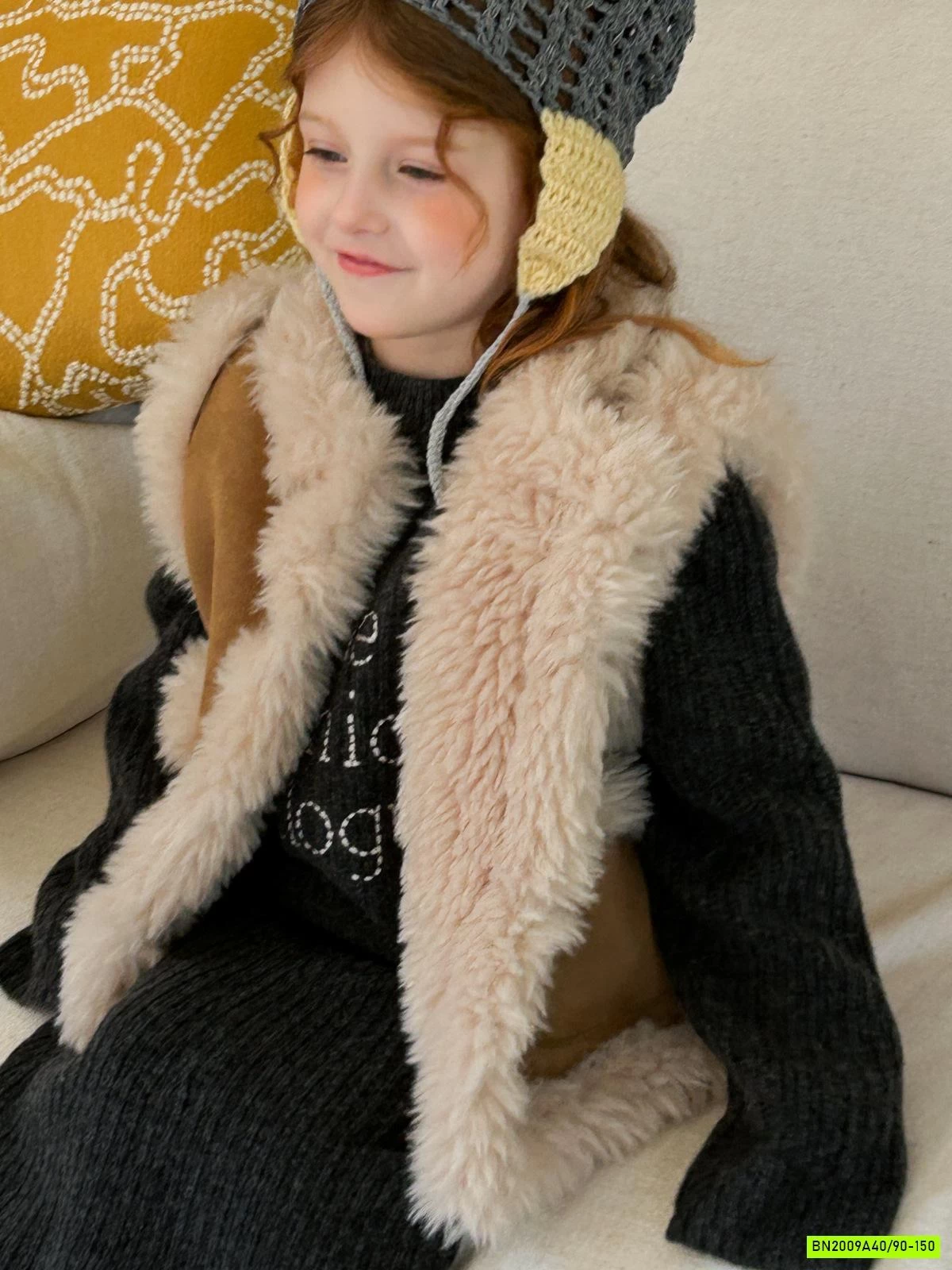 KHOÁC GILE DA LỘN VIỀN LÔNG