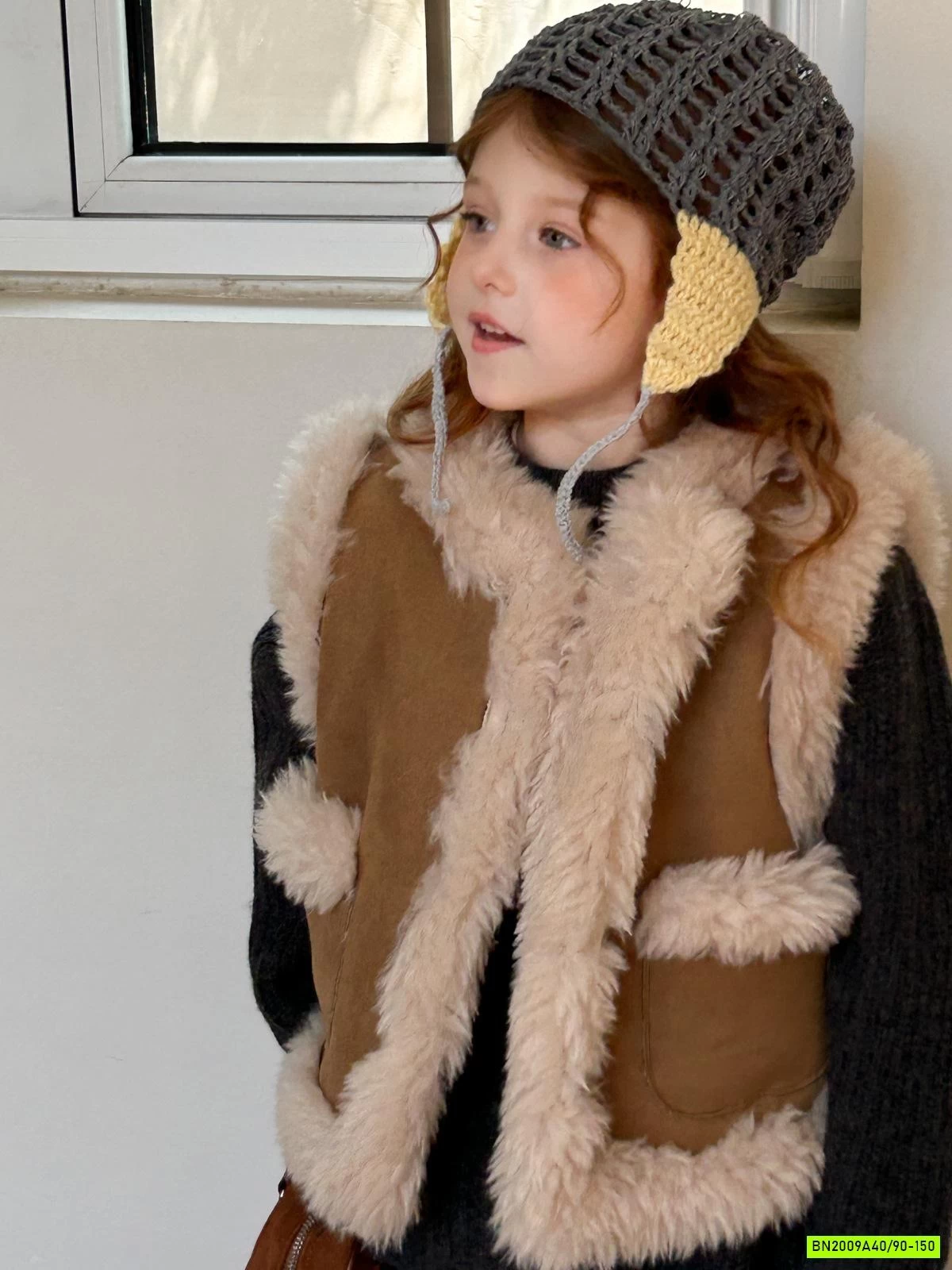 KHOÁC GILE DA LỘN VIỀN LÔNG