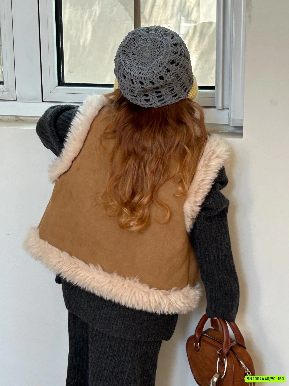 KHOÁC GILE DA LỘN VIỀN LÔNG