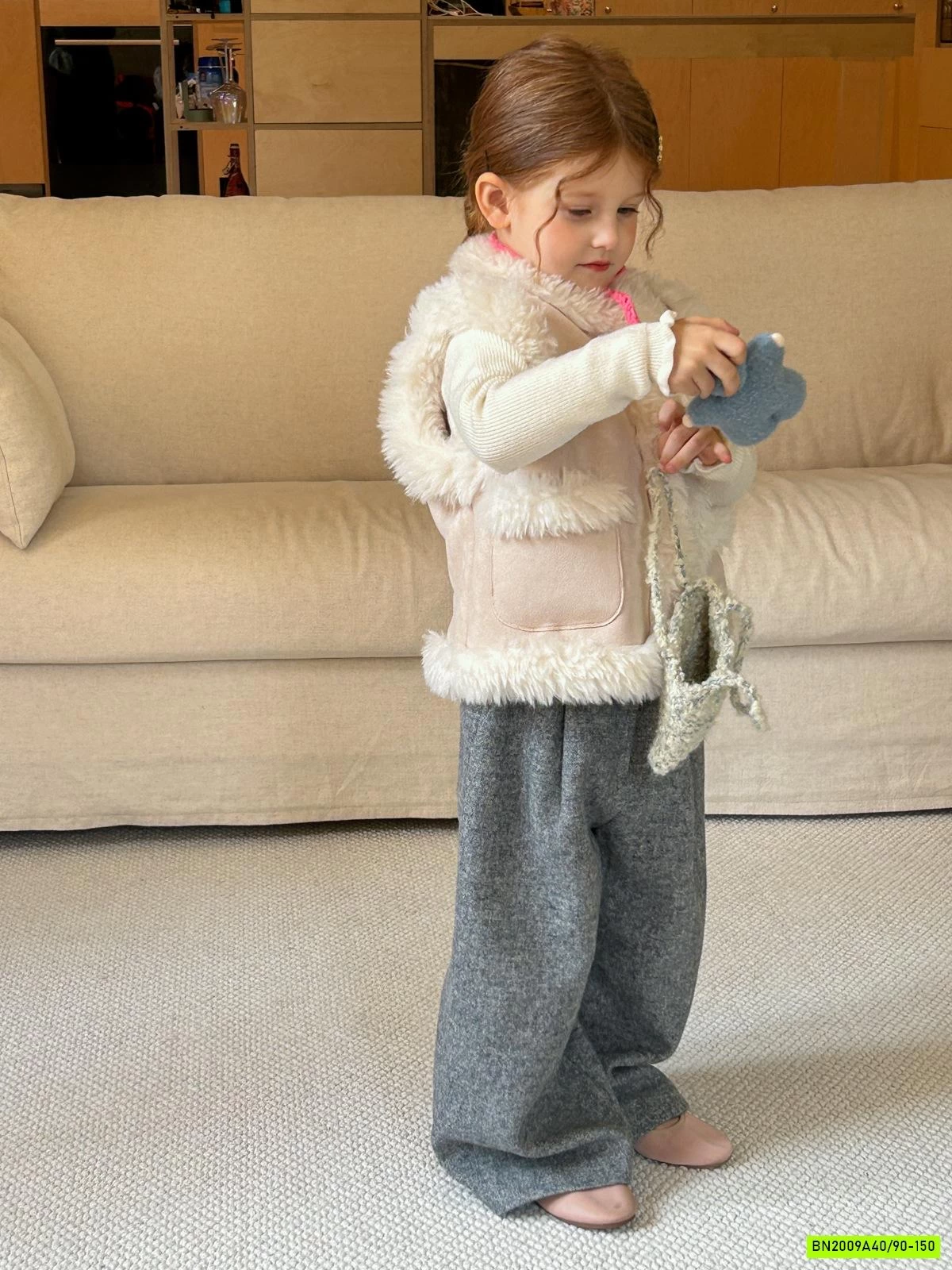 KHOÁC GILE DA LỘN VIỀN LÔNG