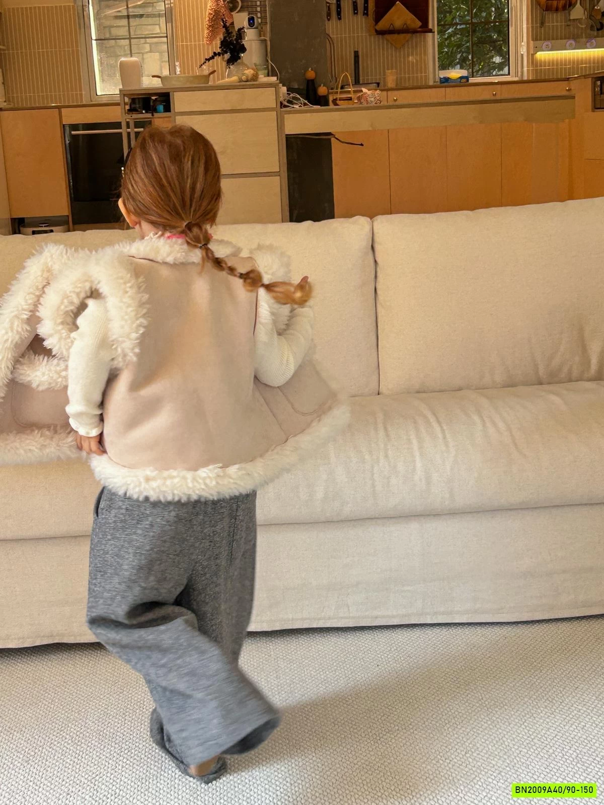 KHOÁC GILE DA LỘN VIỀN LÔNG