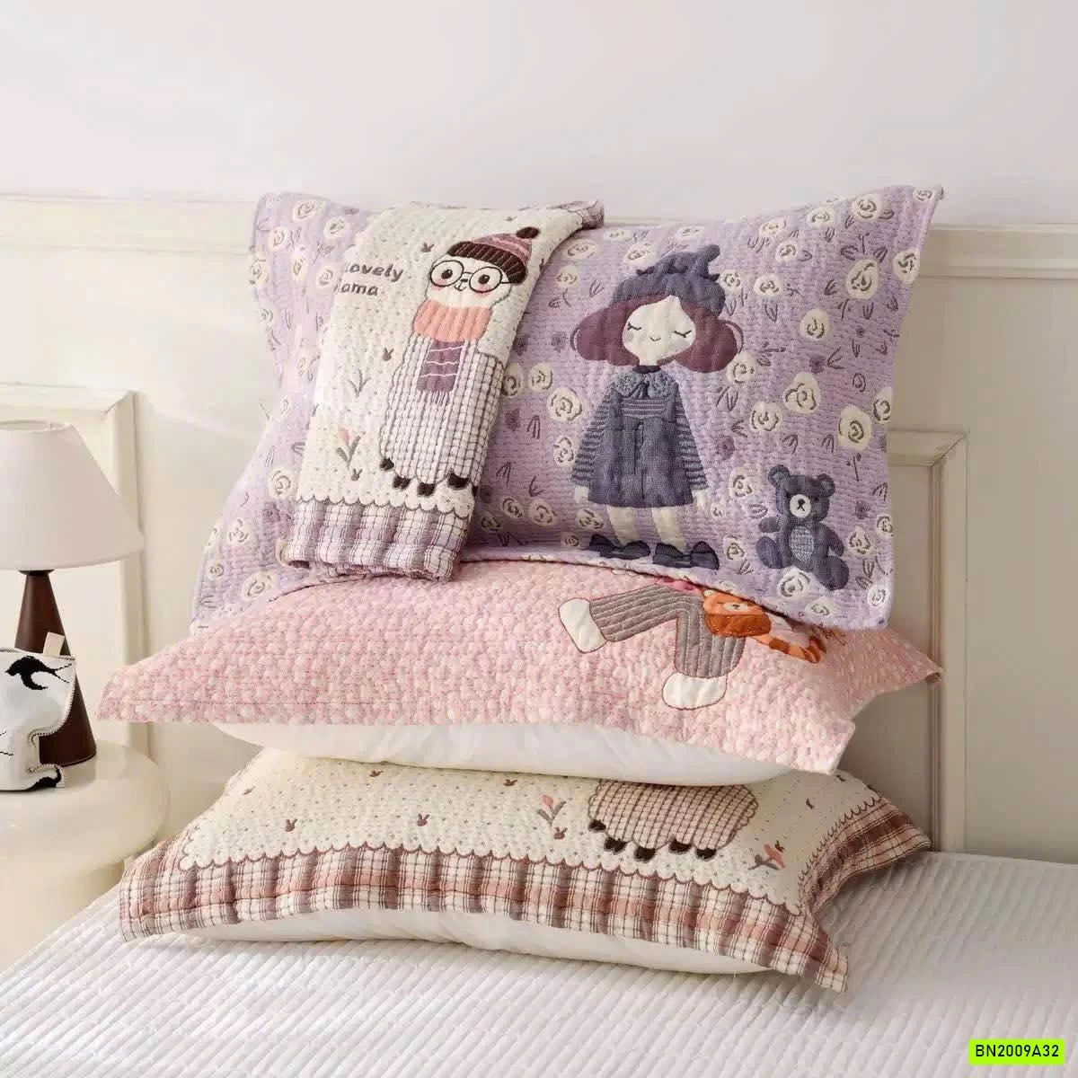 SET 2 KHĂN PHỦ GỐI SIÊU MỀM MẠI