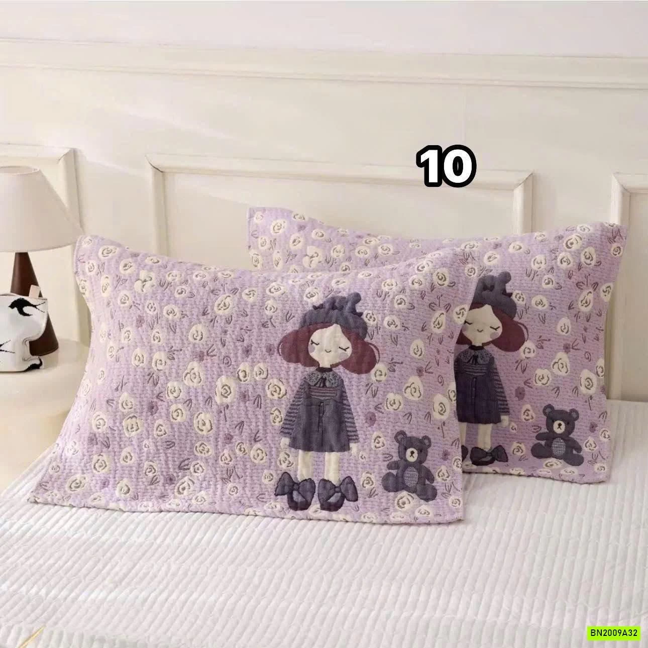 SET 2 KHĂN PHỦ GỐI SIÊU MỀM MẠI