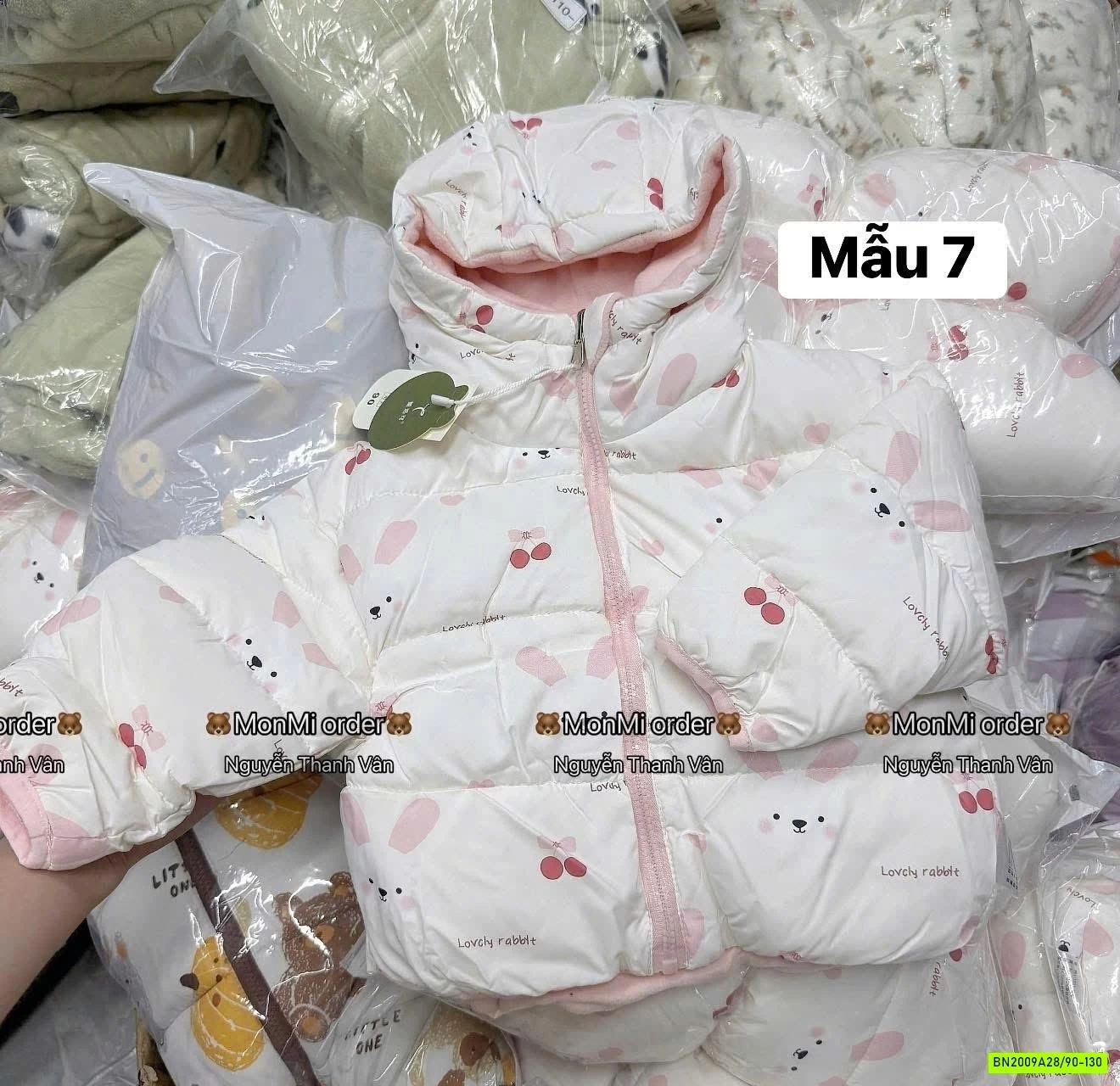 KHOÁC PHAO 2 MẶT LÓT NỈ