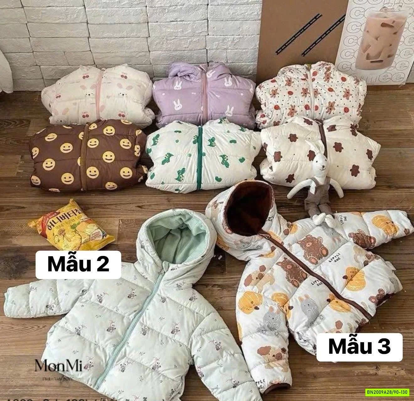 KHOÁC PHAO 2 MẶT LÓT NỈ